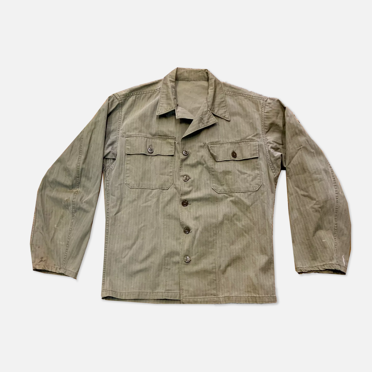 German Army Surplus Long Sleeve Shirt Genuine Vintage