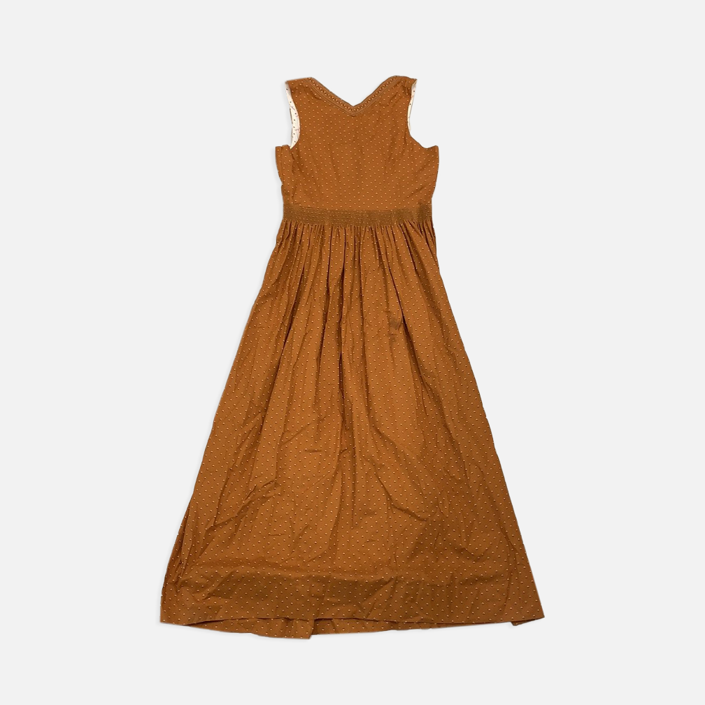 Vintage Edith-Moden Burnt Orange Dress