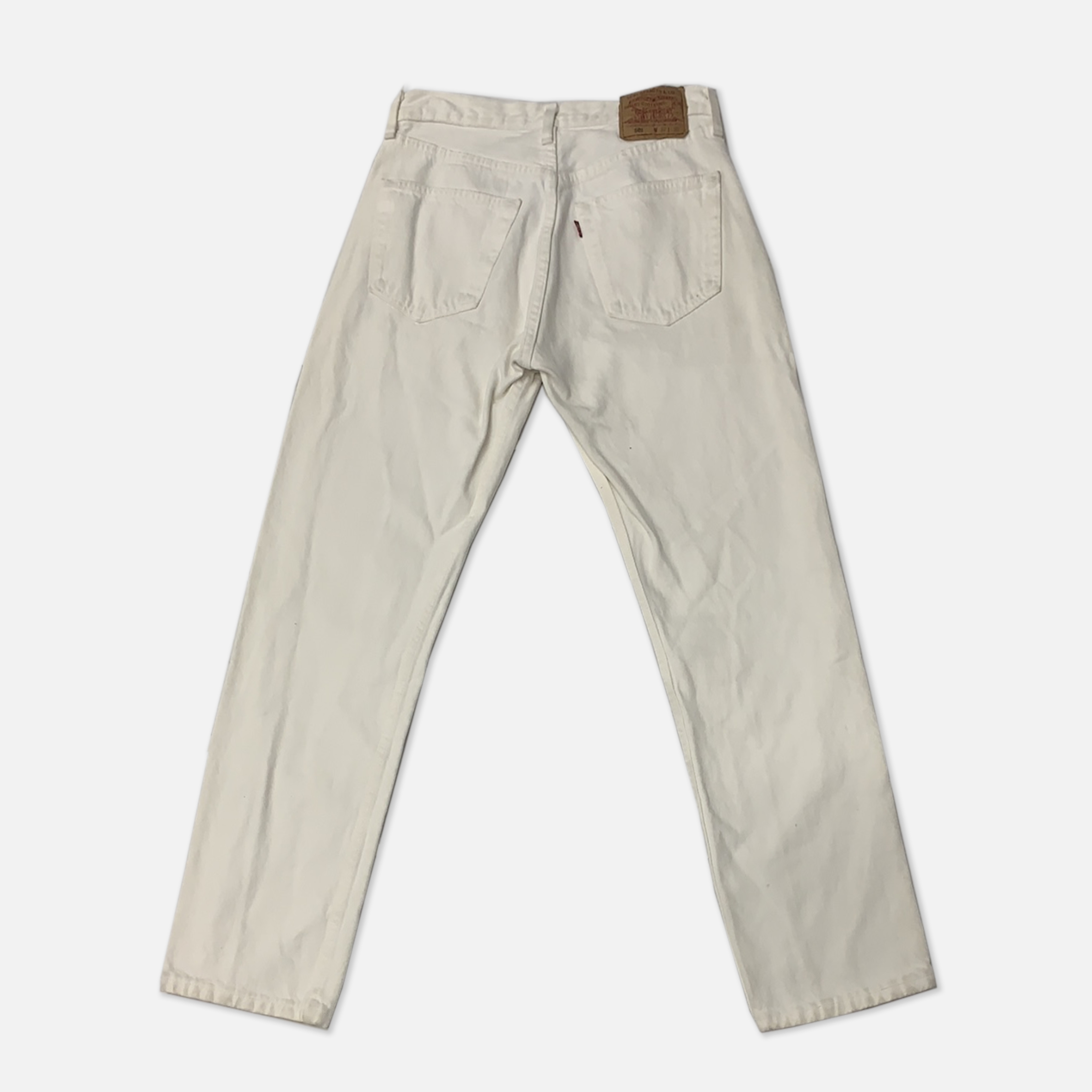 Levi's Vintage 501 White Denim Jeans - W32 – The Era NYC Levi's Vintage 501 White Denim Jeans - W32 – The Era NYC