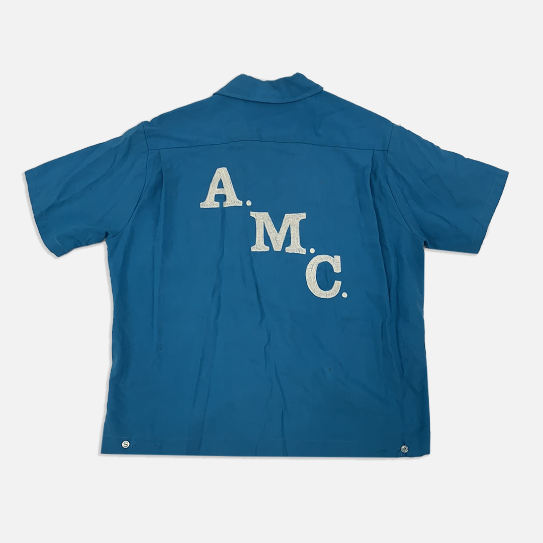 Vintage Angeltown Blue Bowling Shirt – The Era NYC