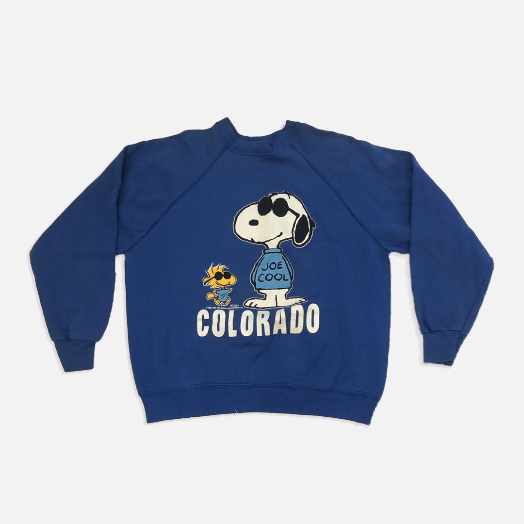 Vintage 90s Snoopy Sweatshirt/tag by Artex Sportswear/size L/dark Blue  Colour/crew Neck/long Sleeve/pullover/big Print/made in Usa/rare -   Hong Kong