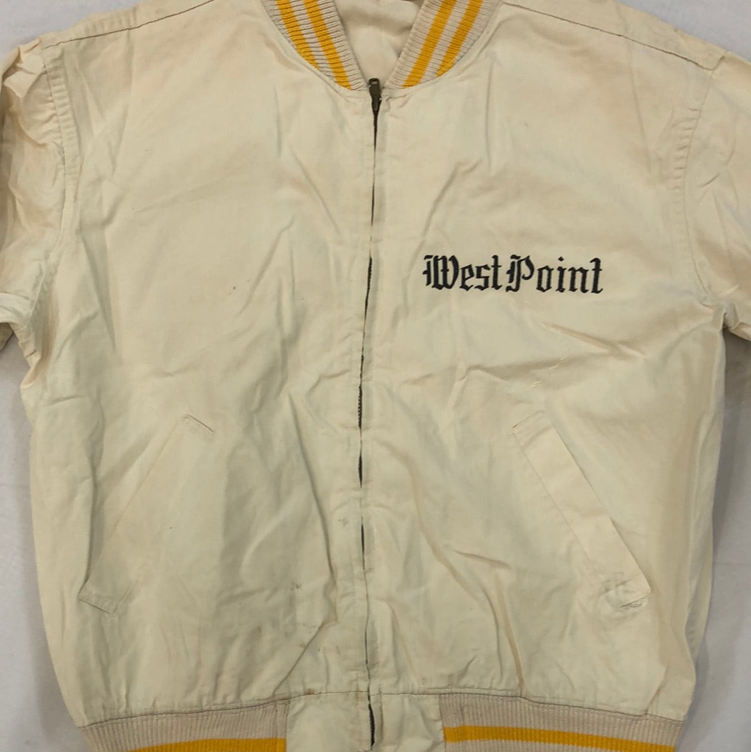 Cotton Zip Up Vintage Sport Jacket