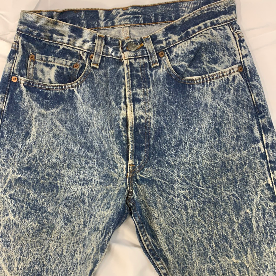 Vintage Levi's 501 Acid Wash Jeans - W31 – The Era NYC