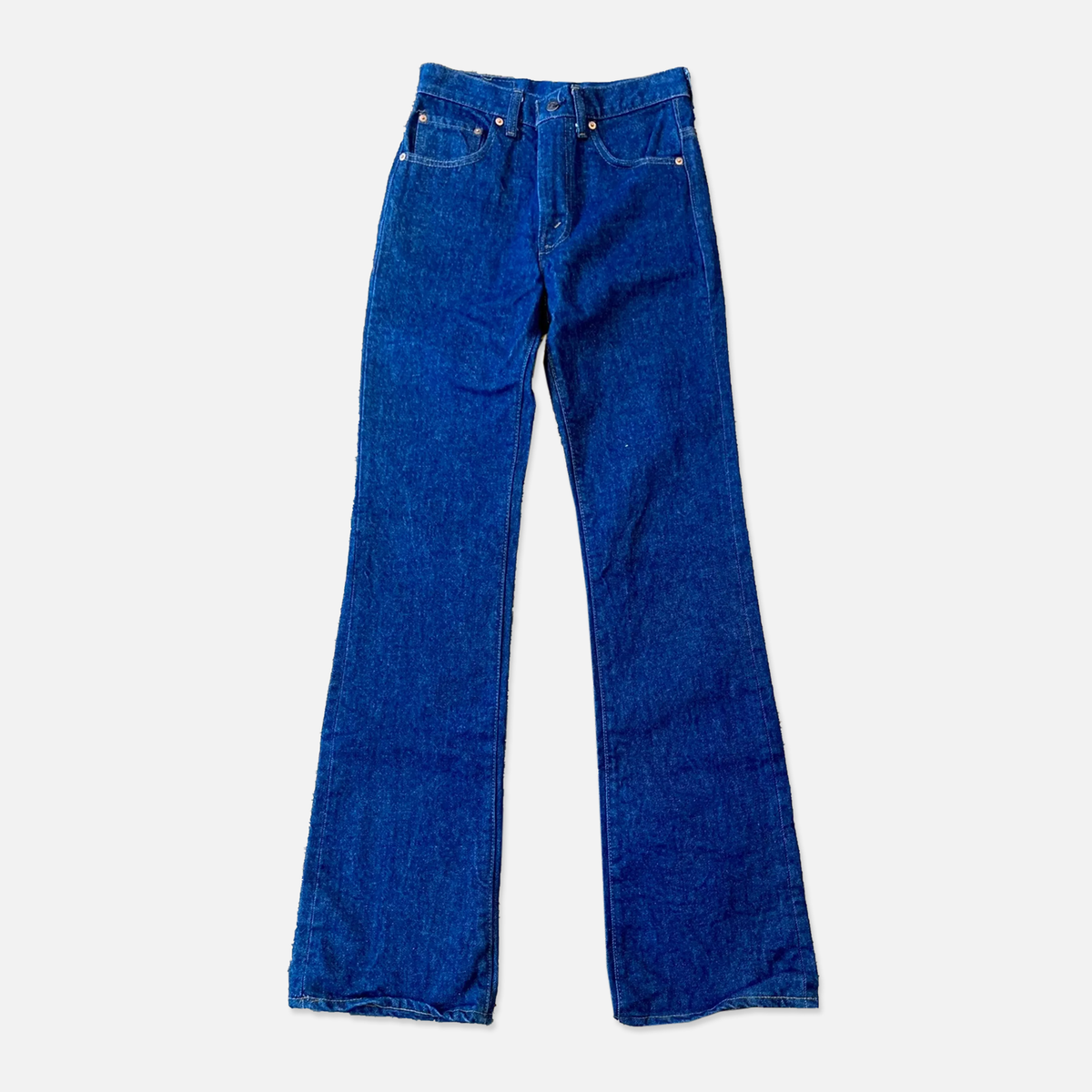 Vintage 70s Levis 517 0217 Orange Tab Denim Jeans USA made