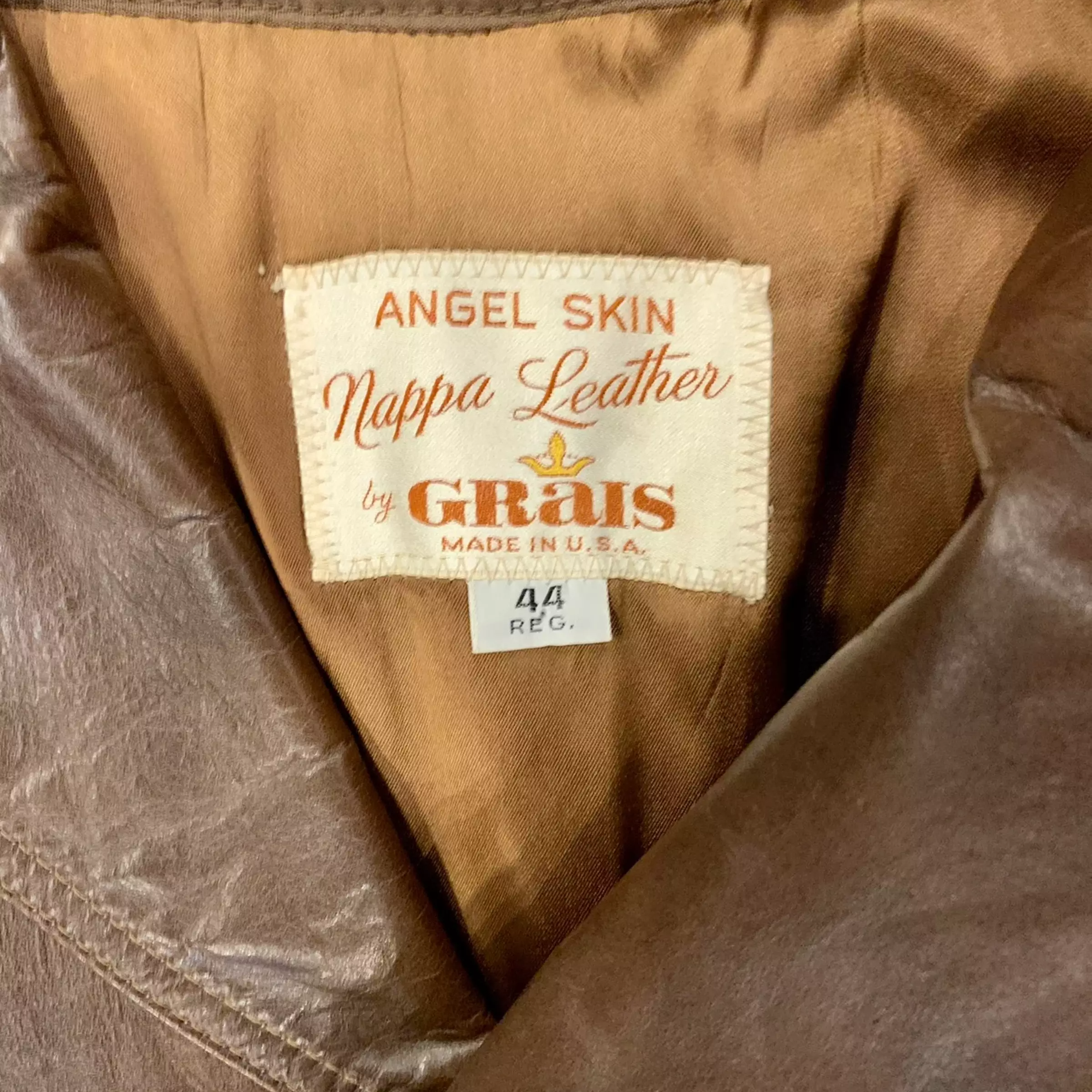 Vintage Grais Leather Jacket The Era NYC