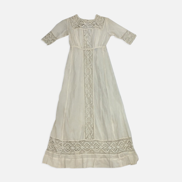 Vintage lace white dress