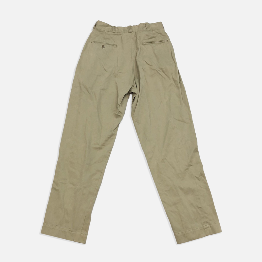 Vintage Beige Military Pants