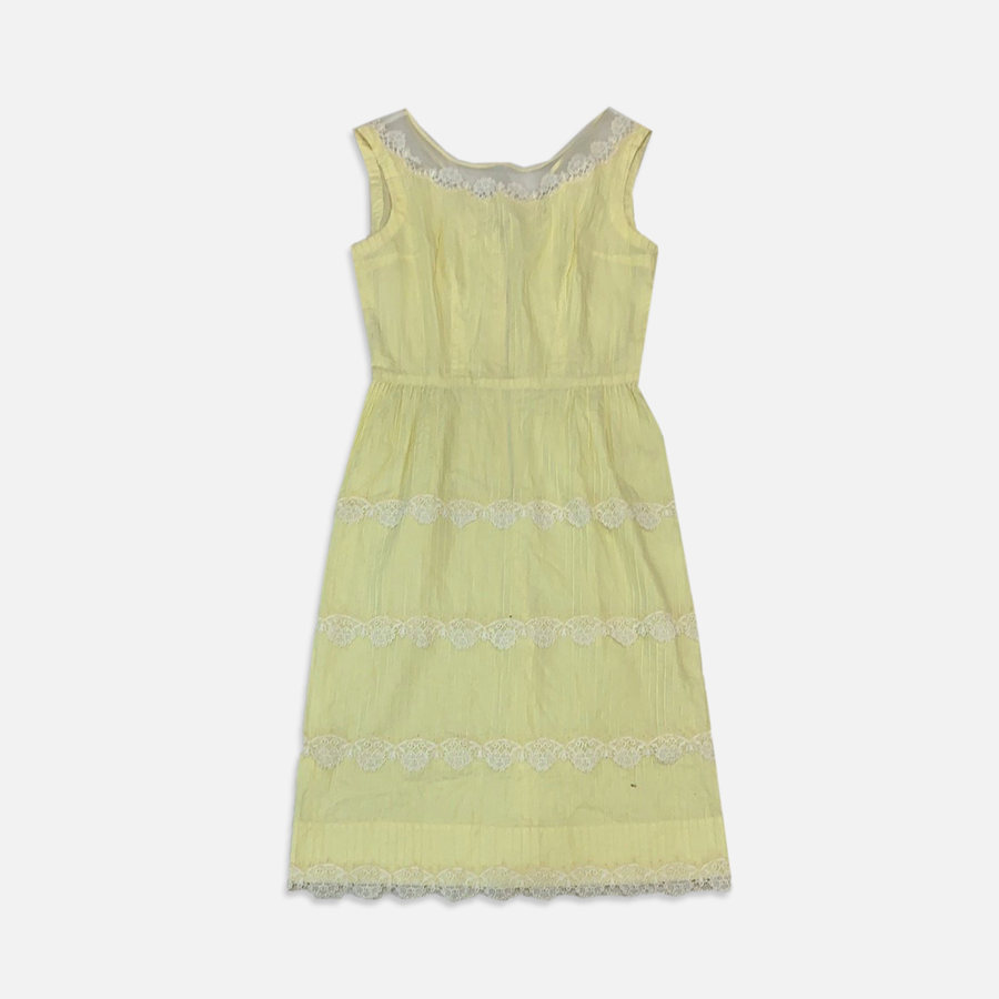 Vintage Yellow Summer dress