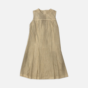 Vintage Cream Polka Dot Dress