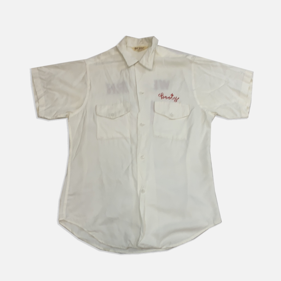 Nat Nast Vintage White Bowling Shirt