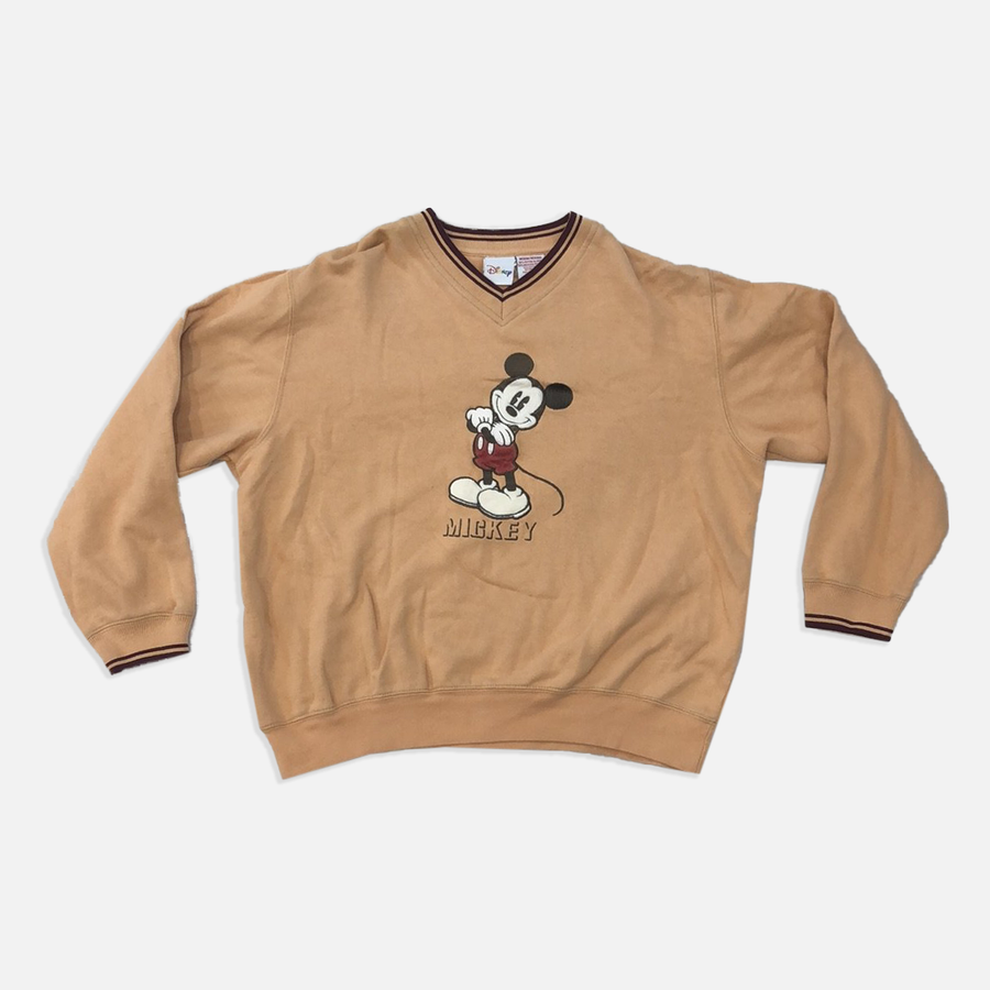 Vintage Mickey Mouse Orange Sweatshirt