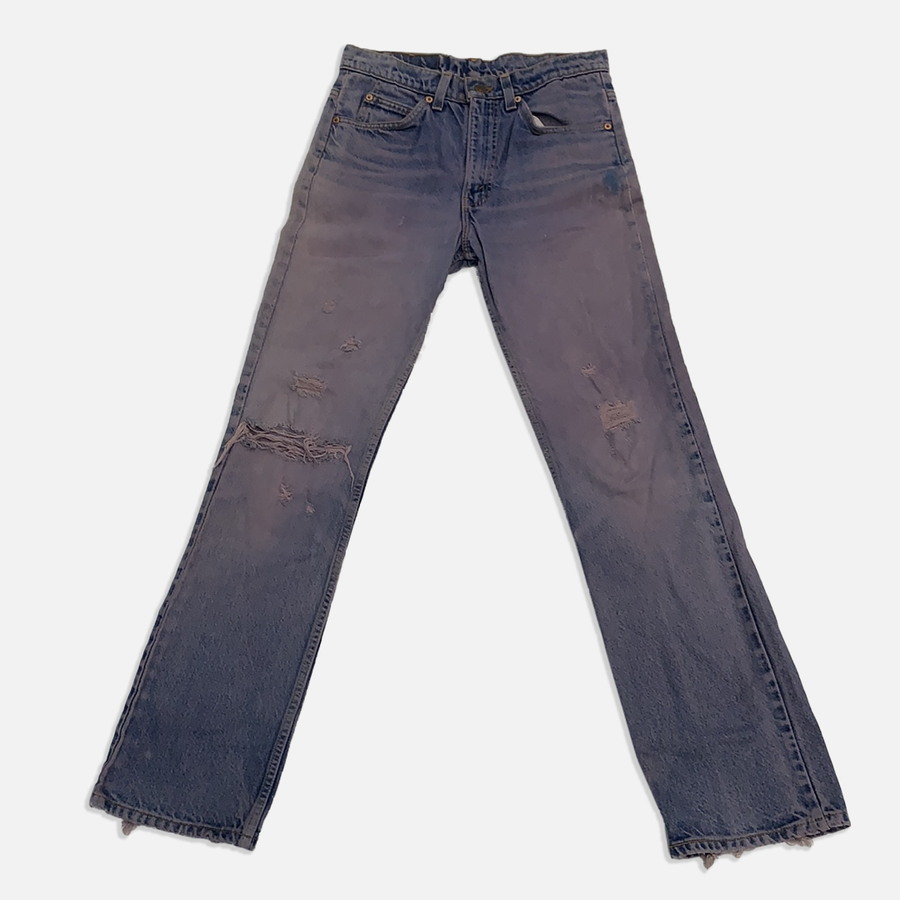 Vintage Levi’s 517 Purple Denim Jeans - 34in