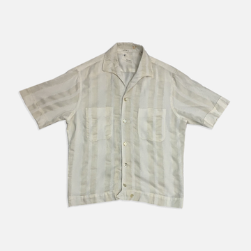 Vintage Nik Nik Grey Star Sunrise silk button up shirt