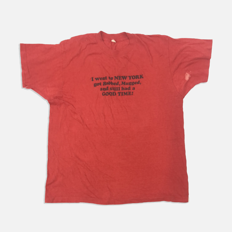 Vintage Red NY T Shirt