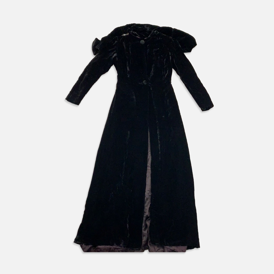 Vintage Black velvet dress The Era NYC