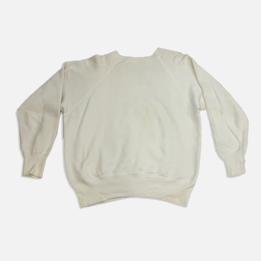 Vintage 1950-60s Cream Crewneck Sweater