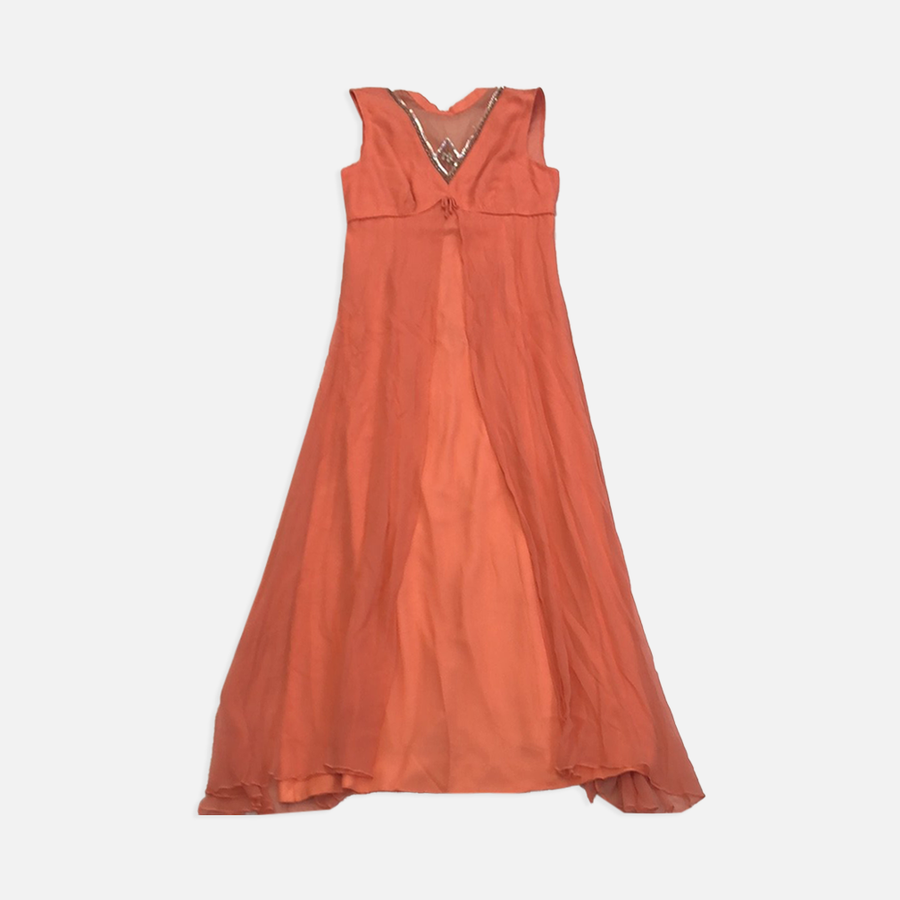 Vintage Orange Dress