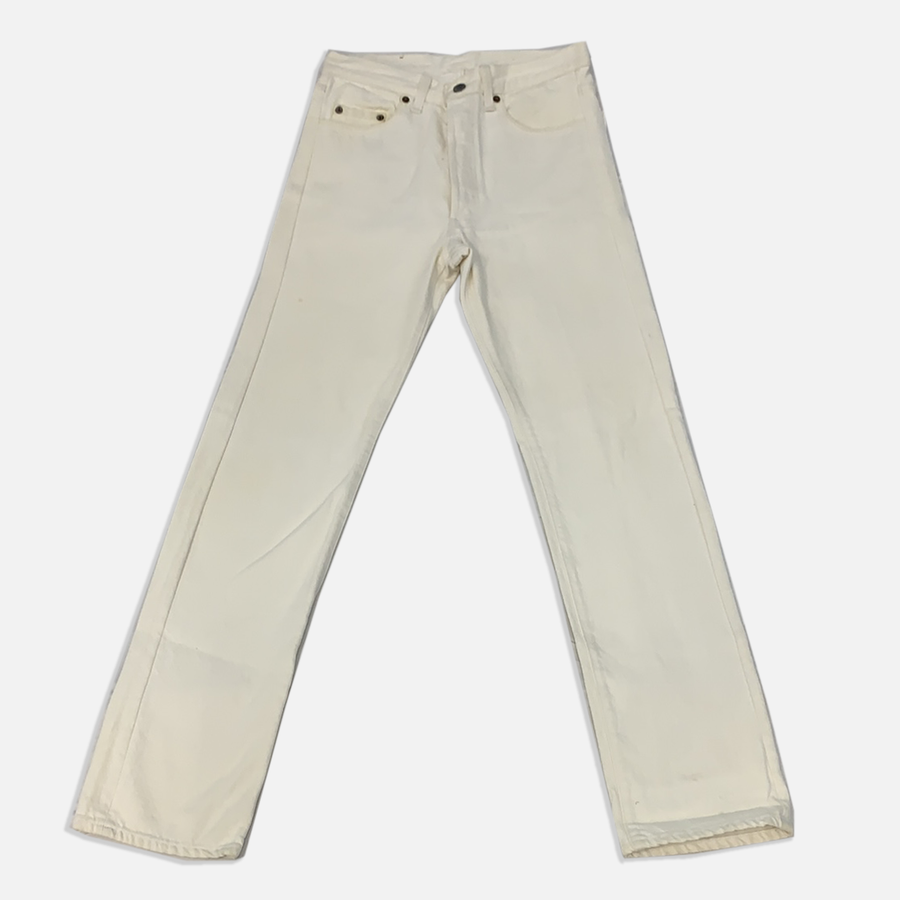 Vintage Levi’s 501 Denim Cream Pants - 30in
