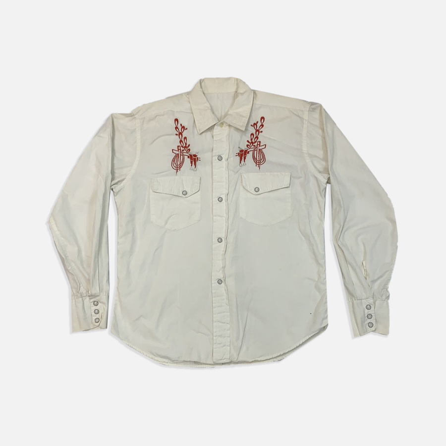 Vintage Sanforized Western button up shirt