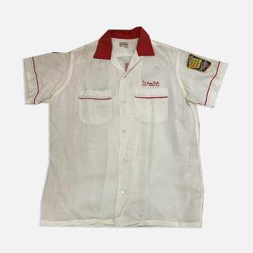 Vintage Hilton bowling button up shirt