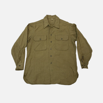 Vintage military button up shirt