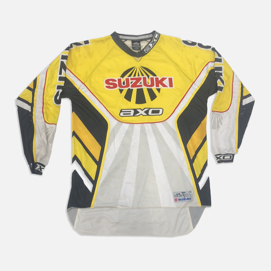 Vintage Yellow Suzuki T Shirt 1990s