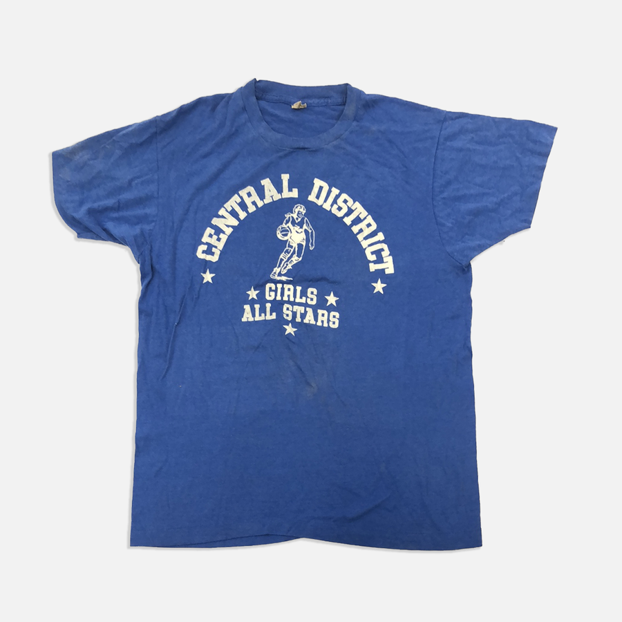 Vintage Blue Central District T Shirt