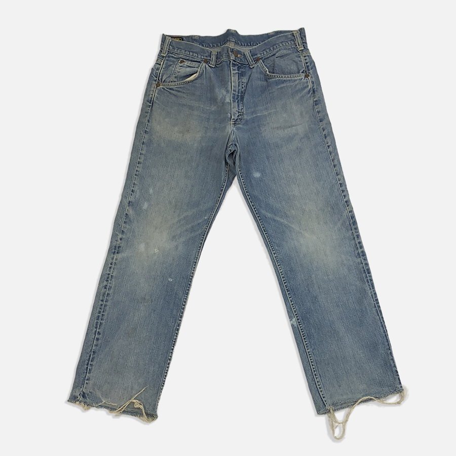 Vintage Lee Riders Raw Hem Denim Jeans - 35in
