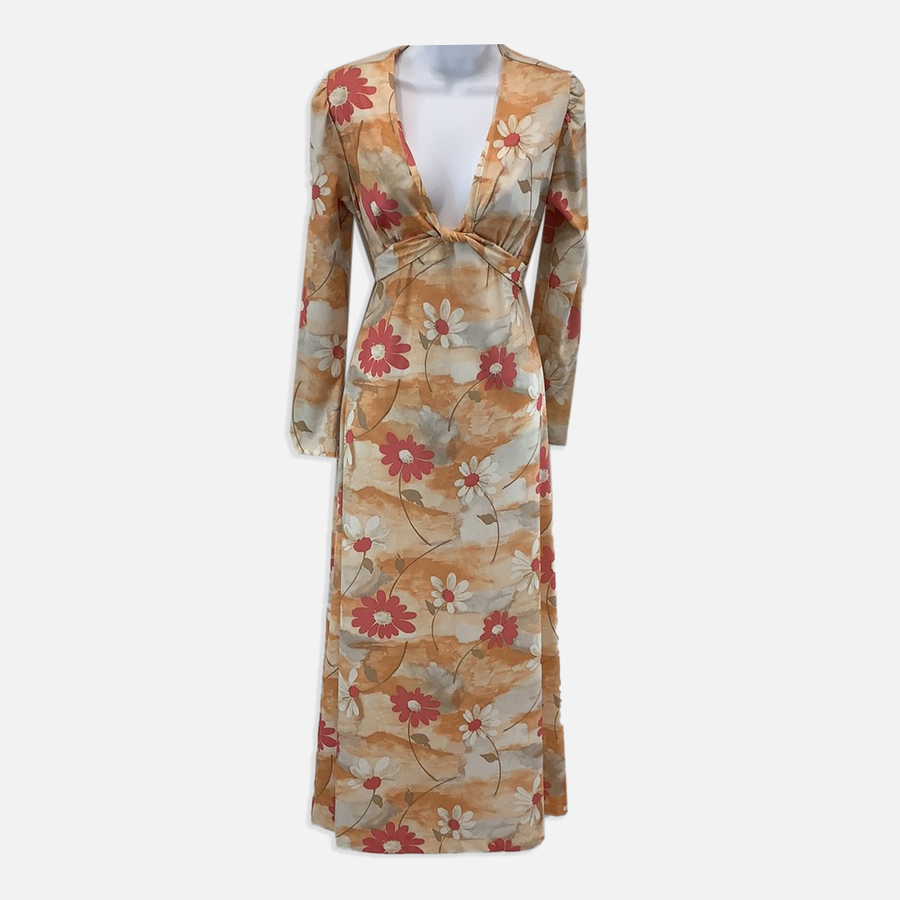 Vintage 1960s flower dress