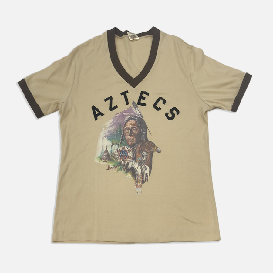 Vintage Aztecs Tan T Shirt