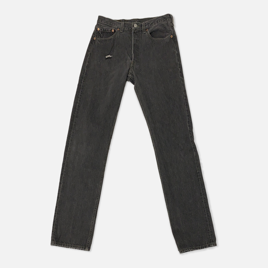 Vintage 1970's Levi’s 501 Red Tab Grey Denim Jeans - W31 - The Era NYC