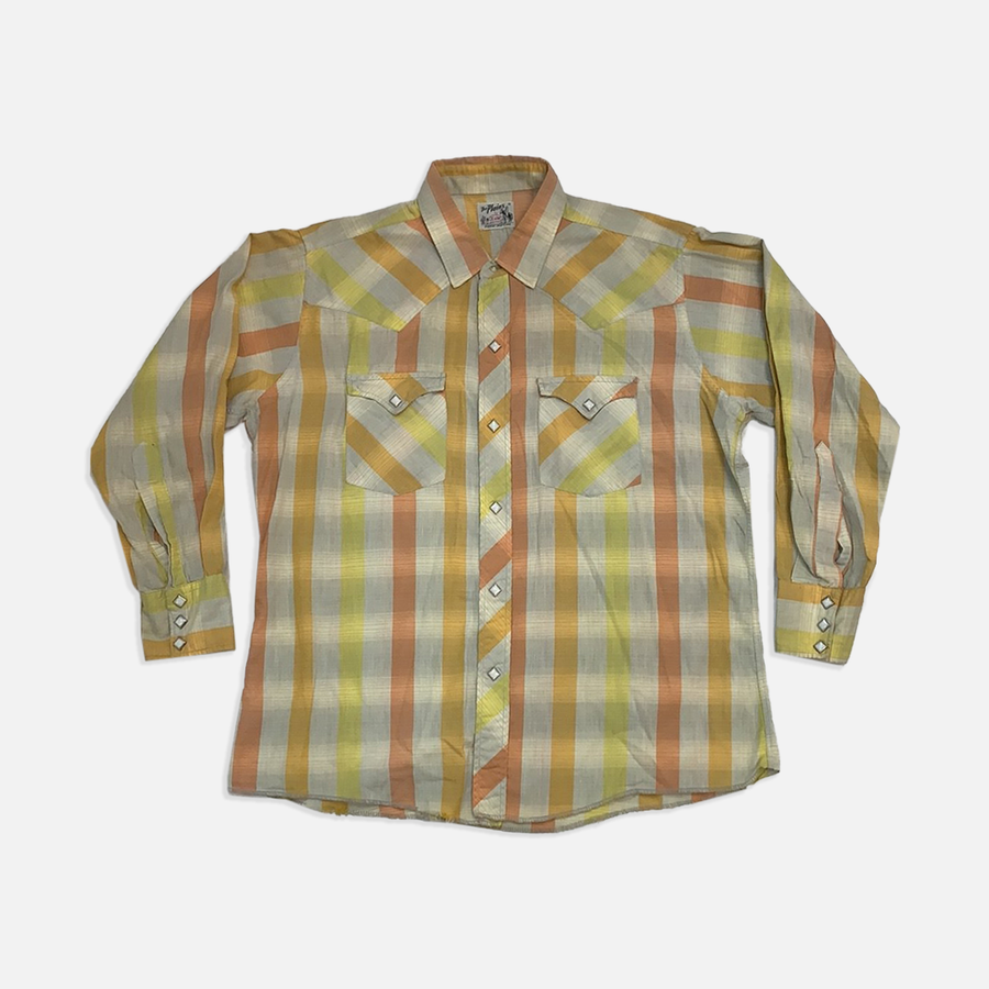 Vintage The Plains by E&W button up shirt