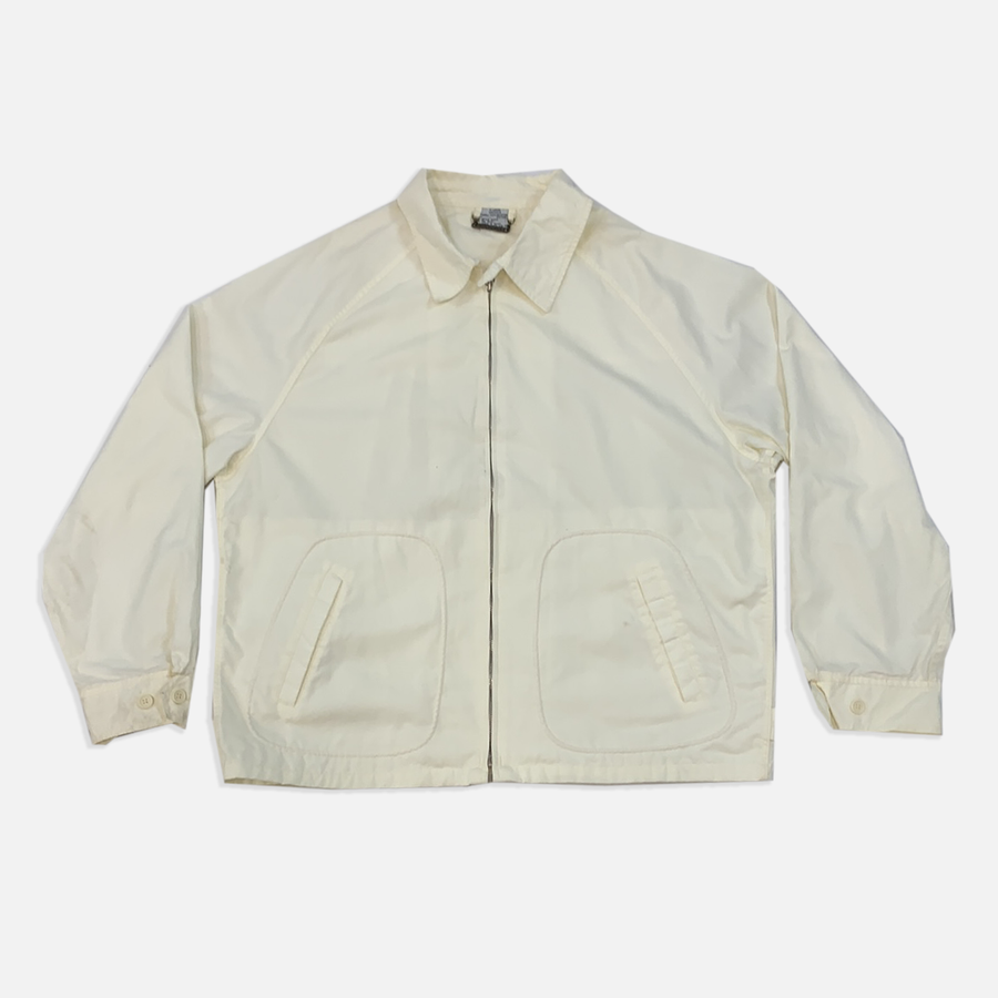 Vintage McGregor White Zip Up sportsman jacket – The Era NYC Vintage McGregor White Zip Up sportsman jacket – The Era NYC
