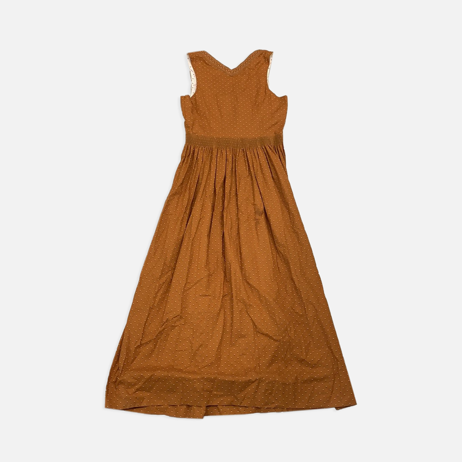 Vintage Edith-Moden Burnt Orange dress