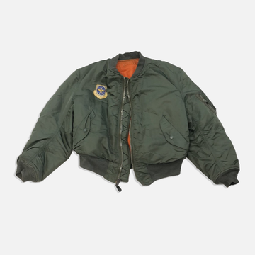 Vintage Military Bomber Flight Jacket