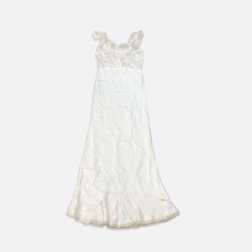 Vintage Slip White Dress