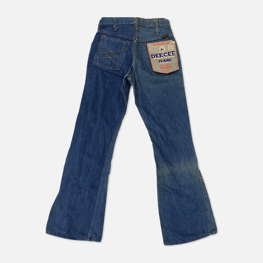 Vintage Dee Cee Denim Boot Cut Flared Jeans - W30 - The Era NYC