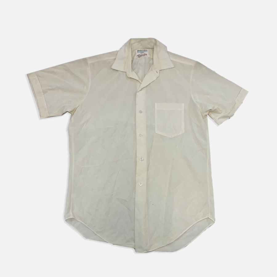 Vintage Wash N Wear short sleeve button up shirt
