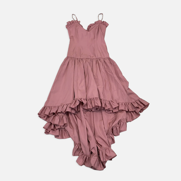 Vintage Pink Frill Dress