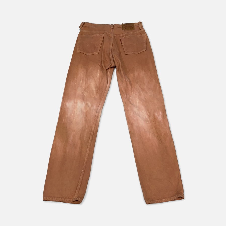 Vintage 1980s 501 Levi’s Dark Orange Denim Jeans  - W30