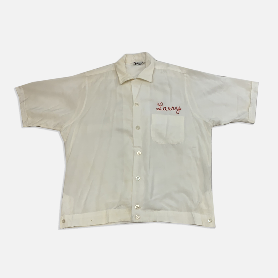 301 BETTER THAN 刺繍 ヴィンテージ ボウリングシャツ USA製 301 301 BETTER THAN 刺繍 ヴィンテージ ボウリングシャツ USA製 301