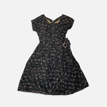 Vintage Black floral dress