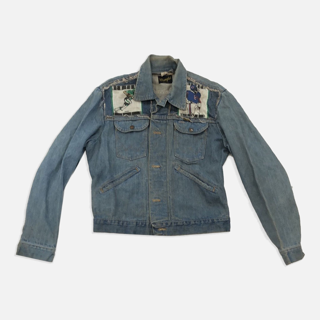 Vintage Denim & Faux Fur Wrangler Jacket