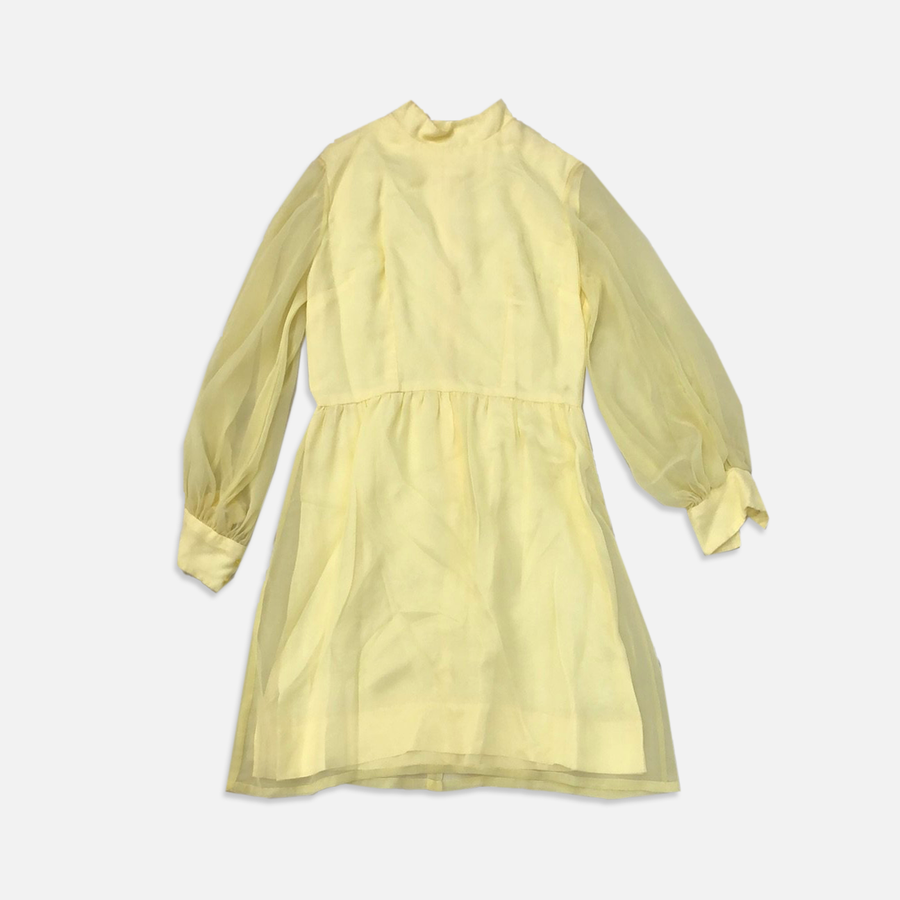 Vintage Yellow Dress