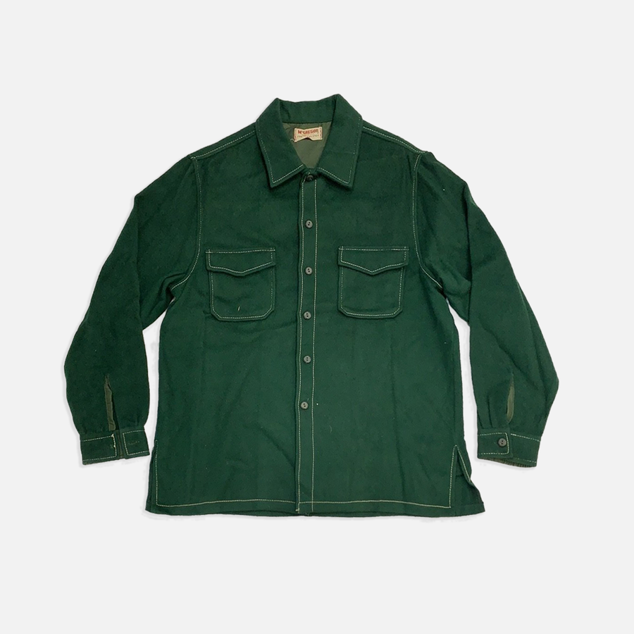 Vintage McGregor Green button up shirt