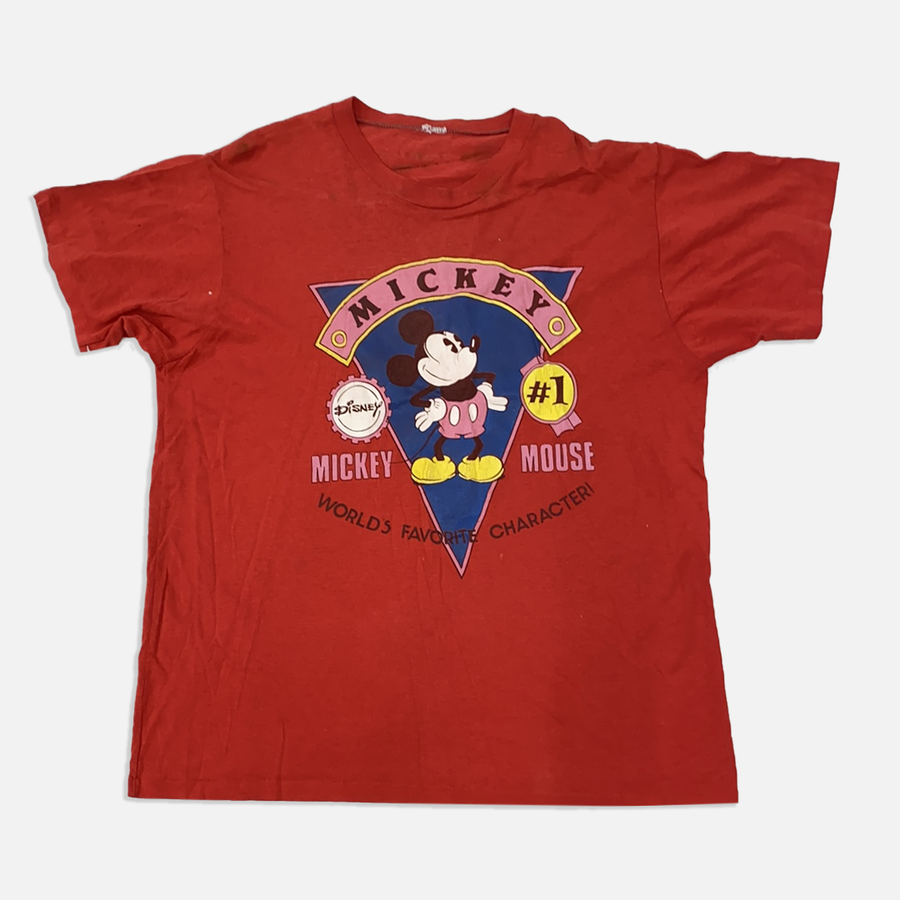 90’s Red Mickey Mouse Tee