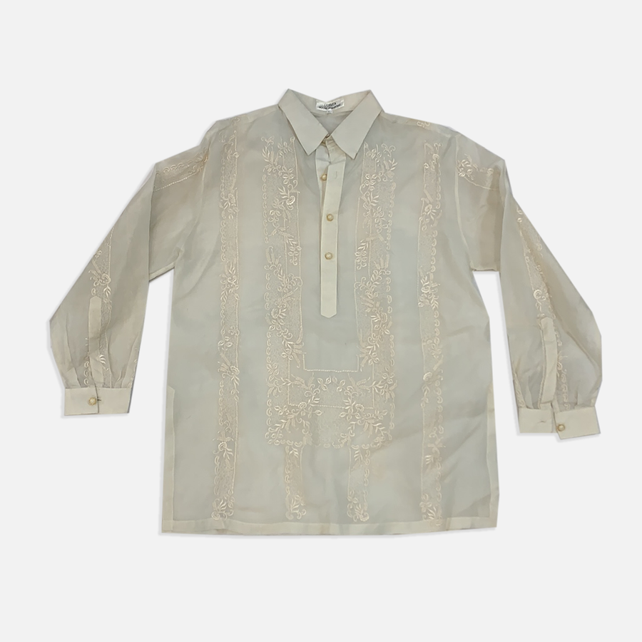 Vintage Luisita House Of Barong button up top