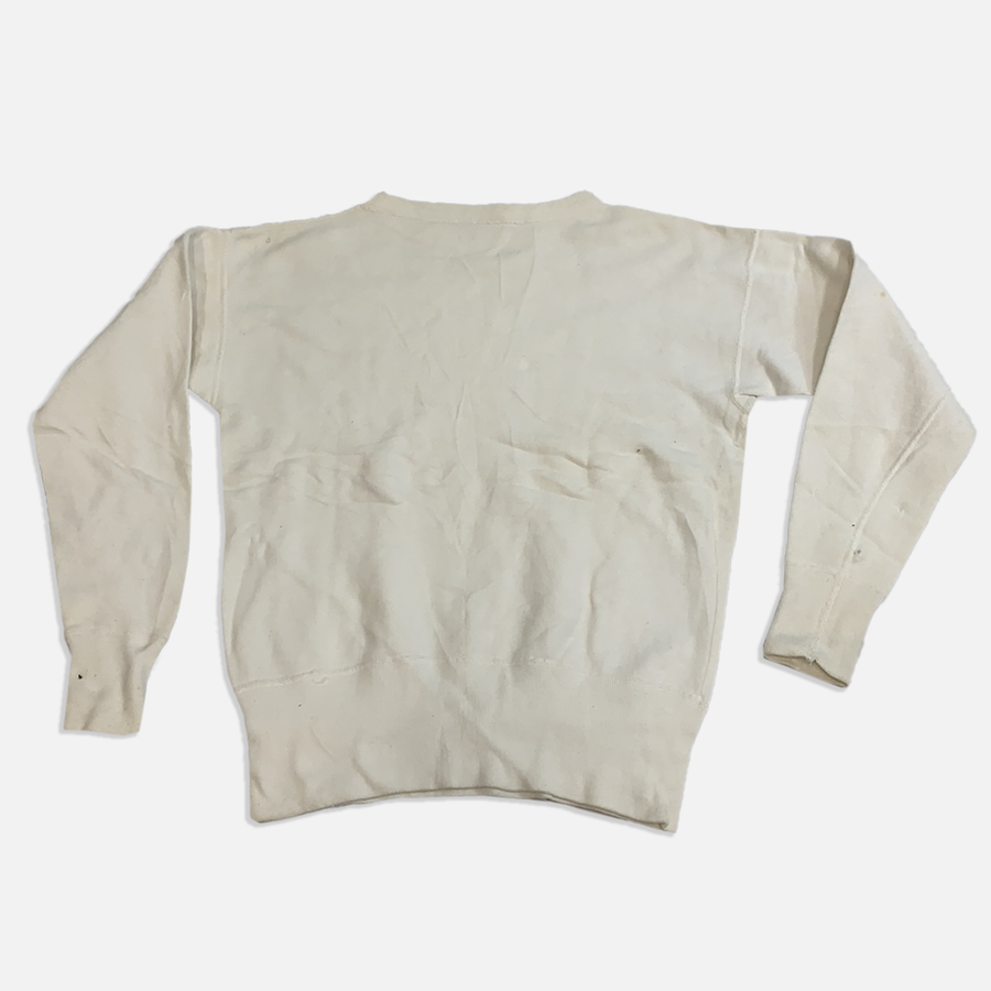 Vintage Brent Cream Crewneck Sweater