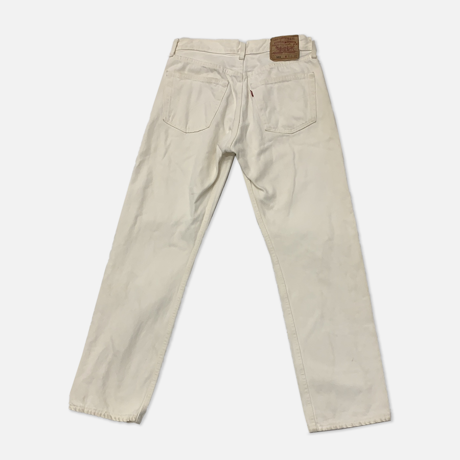 Vintage Levi’s 501 Cream Denim Jeans - W31 - The Era NYC