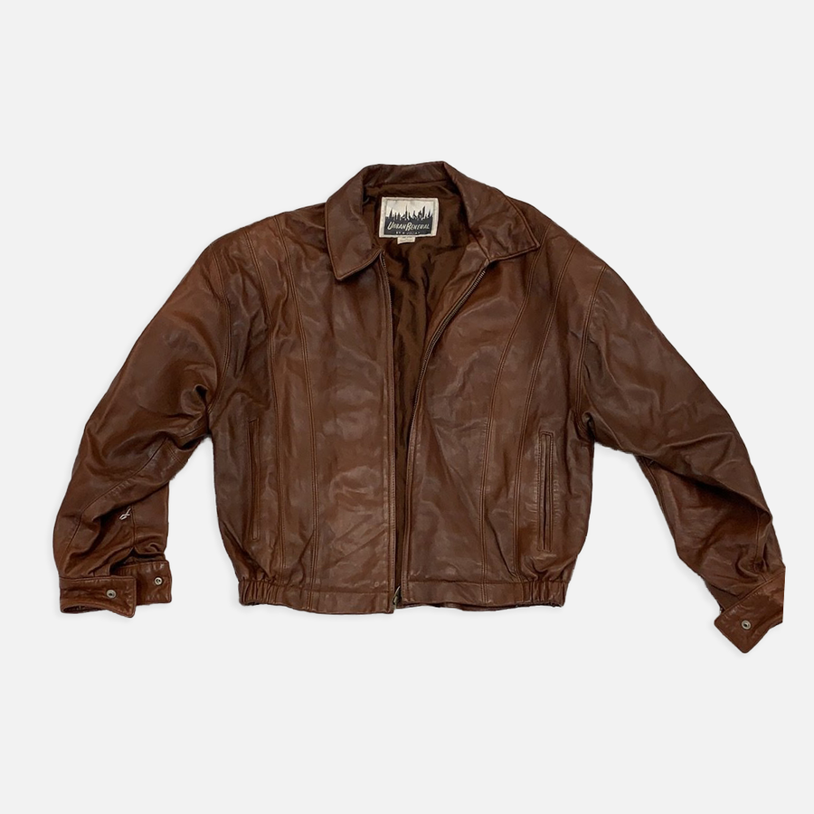 Urban retro 2025 leather jacket